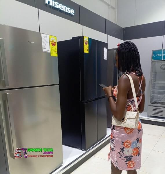 taking note of the current hisense fridge prices in ghana, at adum showroom emmarnitechs